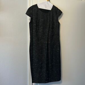 Hugo Boss Womens black work dress